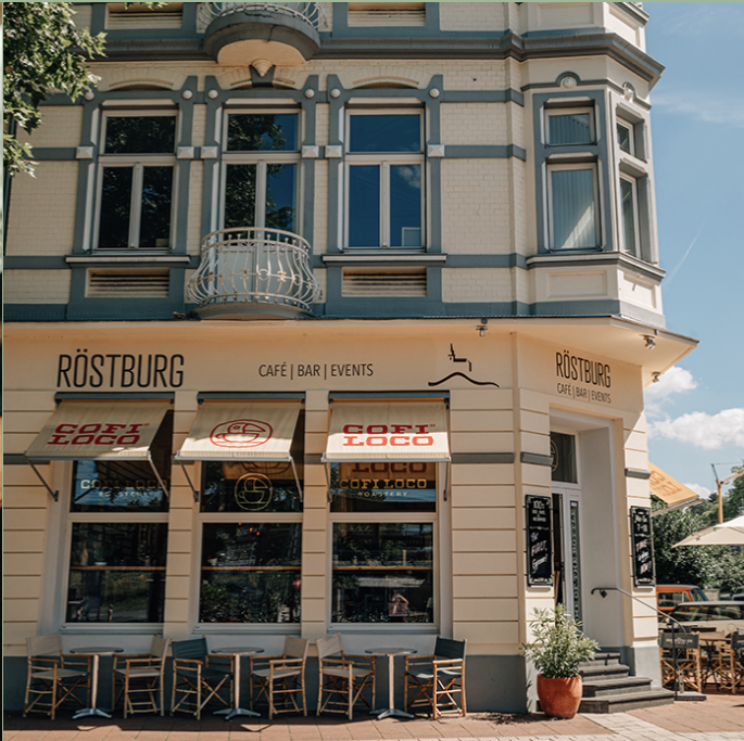 Röstburg von außen